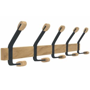 Home it knaggrekke med 5 knagger 50 × 7