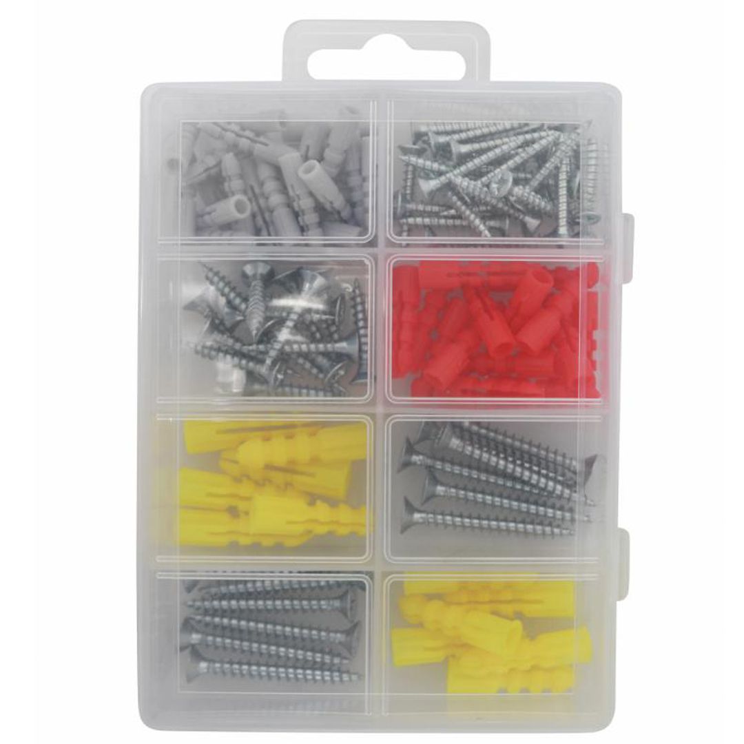 Work it skrue og pluggsortiment 104 stk.