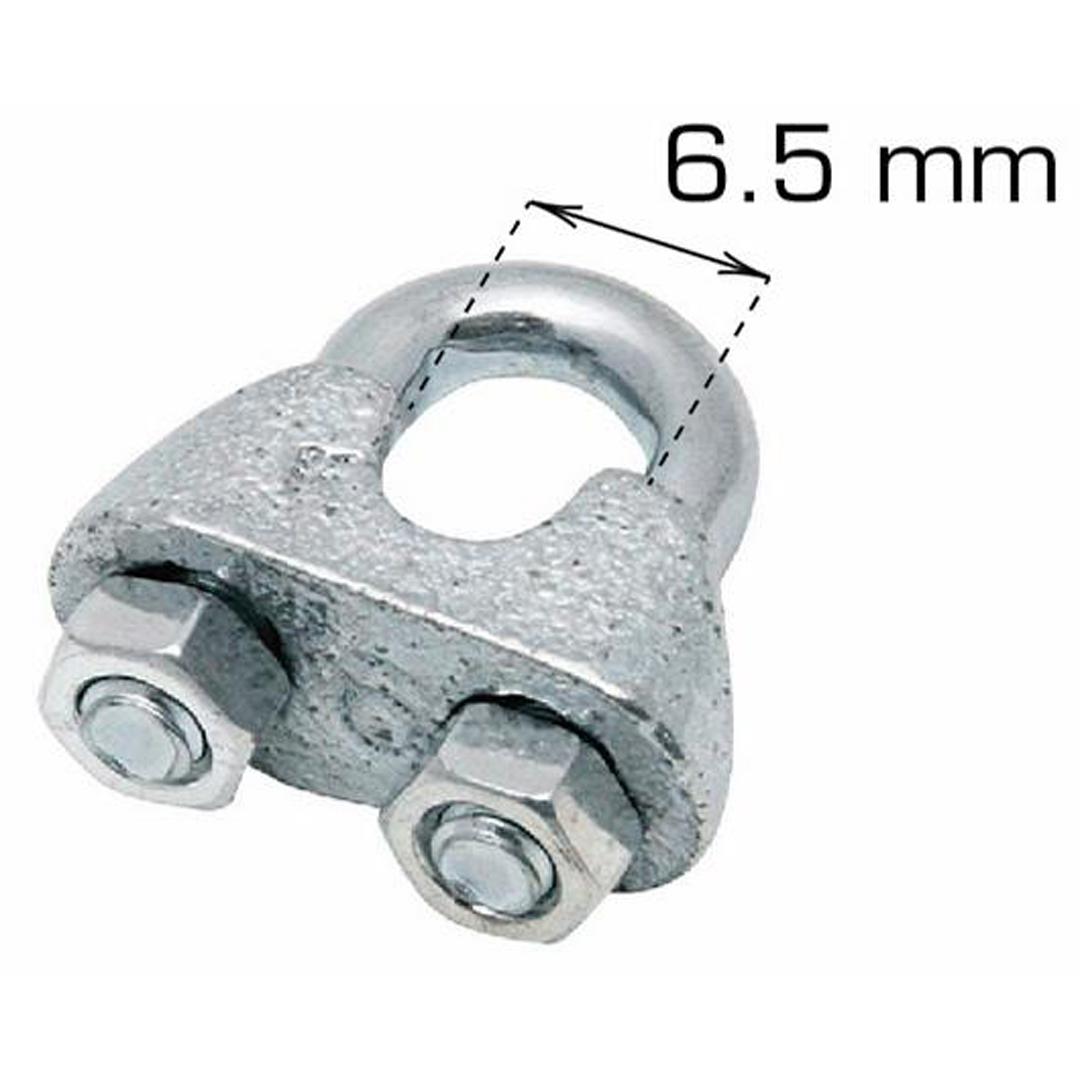 Home it vaierklemme 6,5 mm - Bilde 2