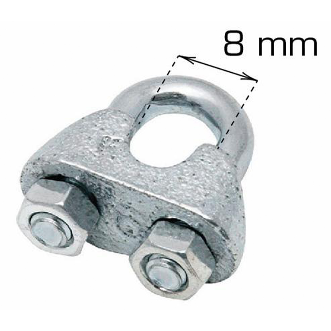 Home it vaierklemme 8 mm - Bilde 2