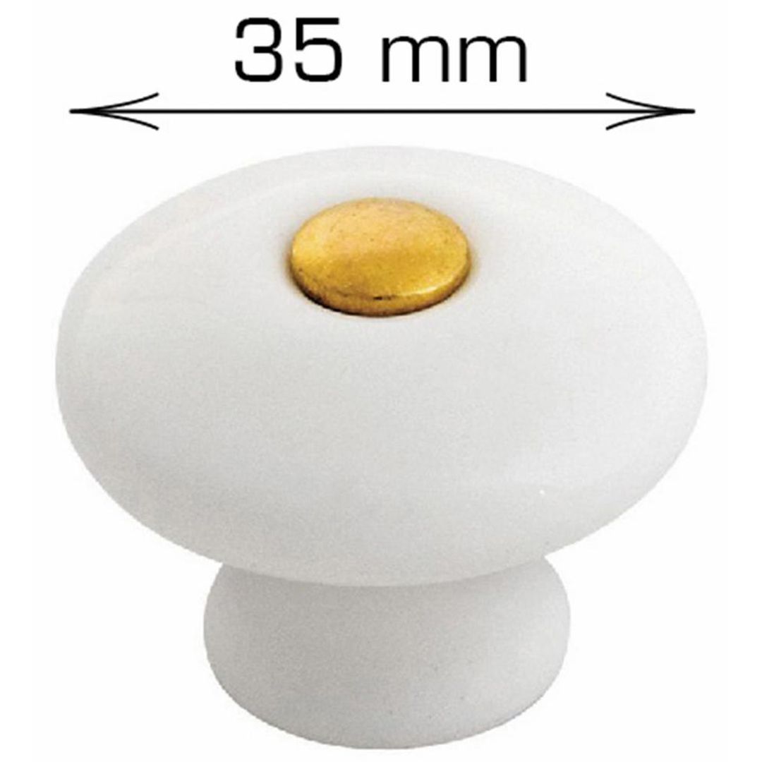 Home it porselenskopp med gull i midten - Bilde 2