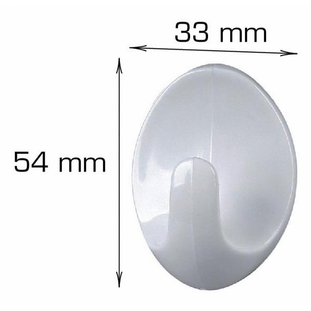 Home it selvklebende krok 54 mm. - Bilde 2