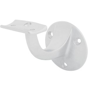 Home it gelenderbeslag 55 x 65 mm hvit