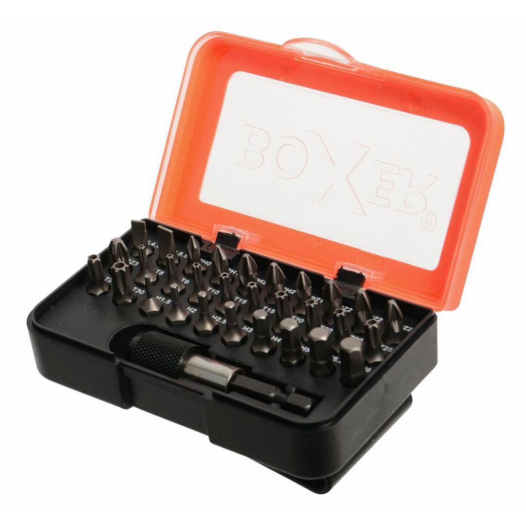 Boxer bitssett 31 deler (s2 stål)