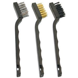 Millarco stålbørstesett mini 3 stk.