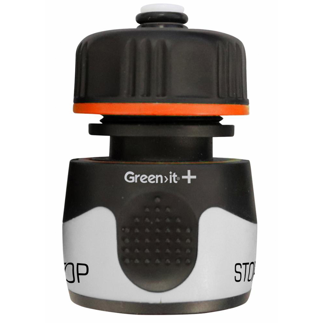 Green it+ slangekobling 1/2 med stopp