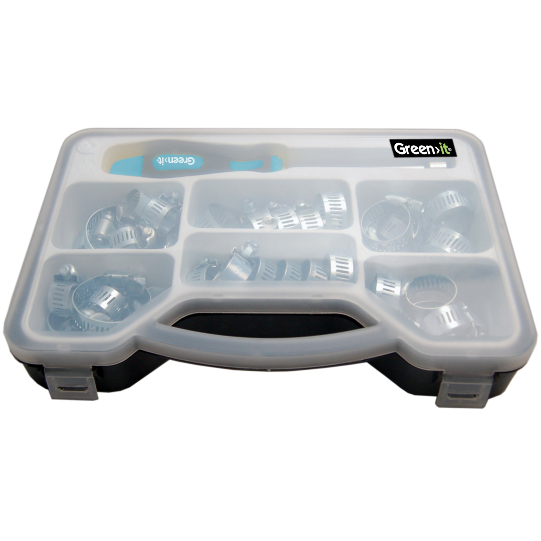 Green it slangeklemmersortiment i koffer - Bilde 3