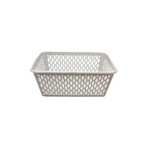 Plast1 minikurv hvit liten 25 x 15 x 8 c