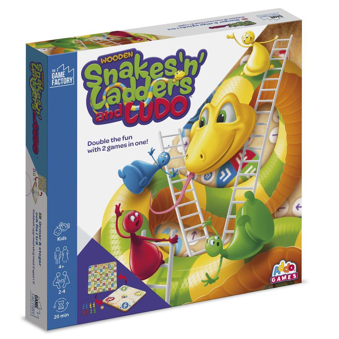 Spill wooden snakes 'n' ladd