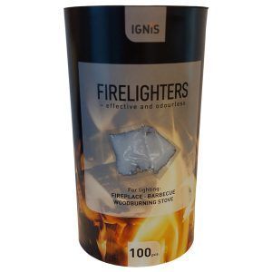 Ignis tennposer i tønne 100 stk hvit