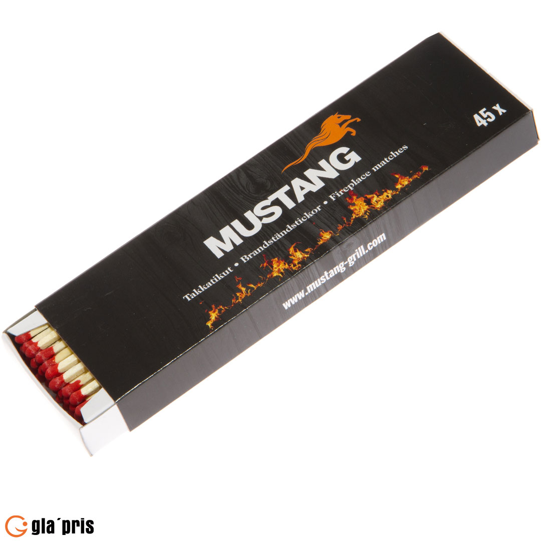 Mustang fyrstikker lange 45 stk