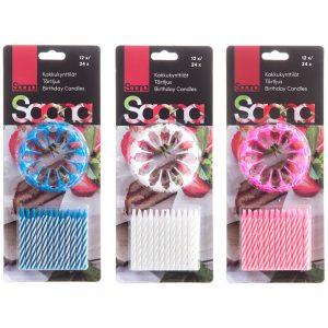 Saana bursdag stearinlys 24 stk