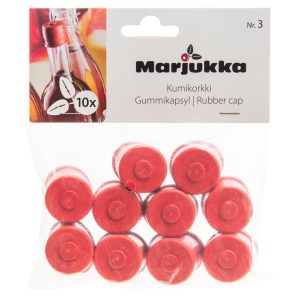 Marjukka gummilokk for flaske no.3 10pk
