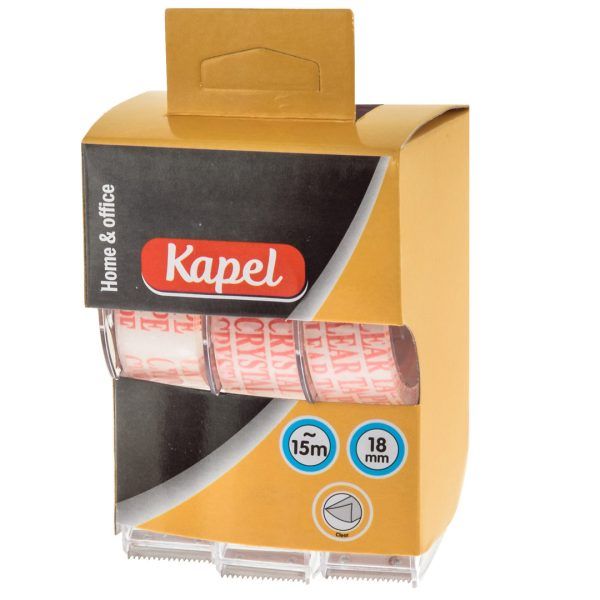 Kapel transparent tape 3 pakning - Bilde 2