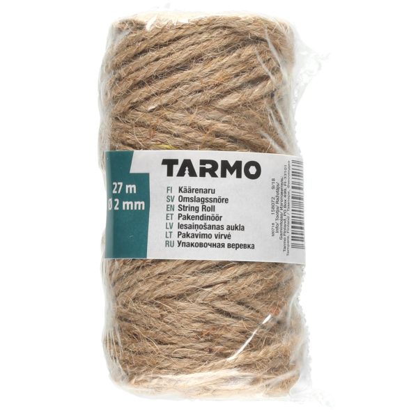 Tarmo twisted garn jute 100 g 27 m - Bilde 2