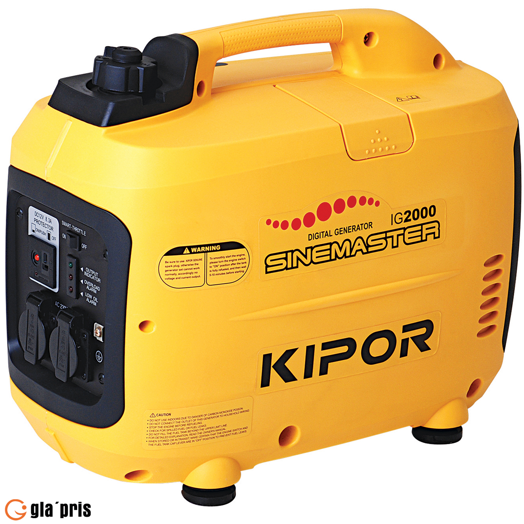 Kipor strømaggregat ig 2000