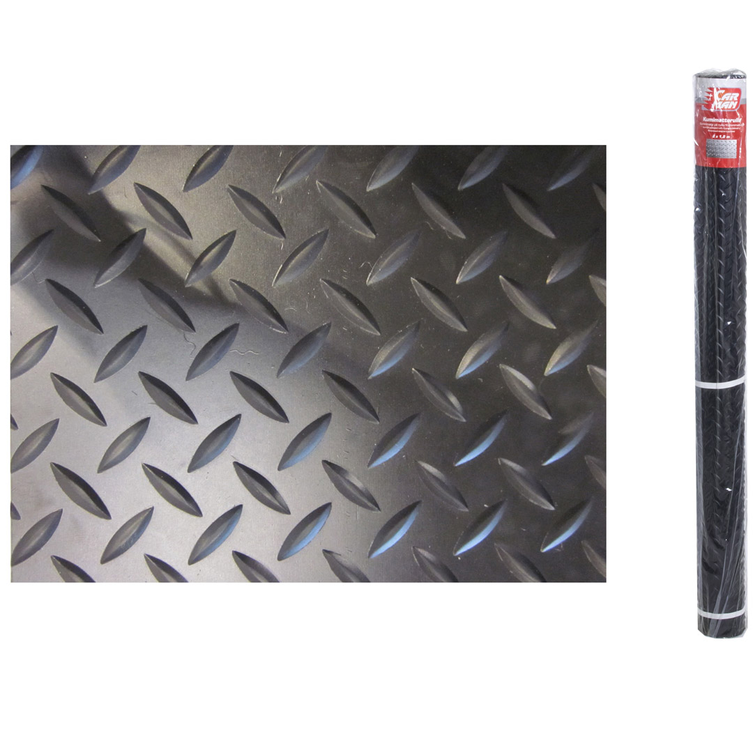 Carman gummi gulvmatte 1,8 x 1,15 m