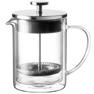 Maku presskanne 600 ml i glass med stål