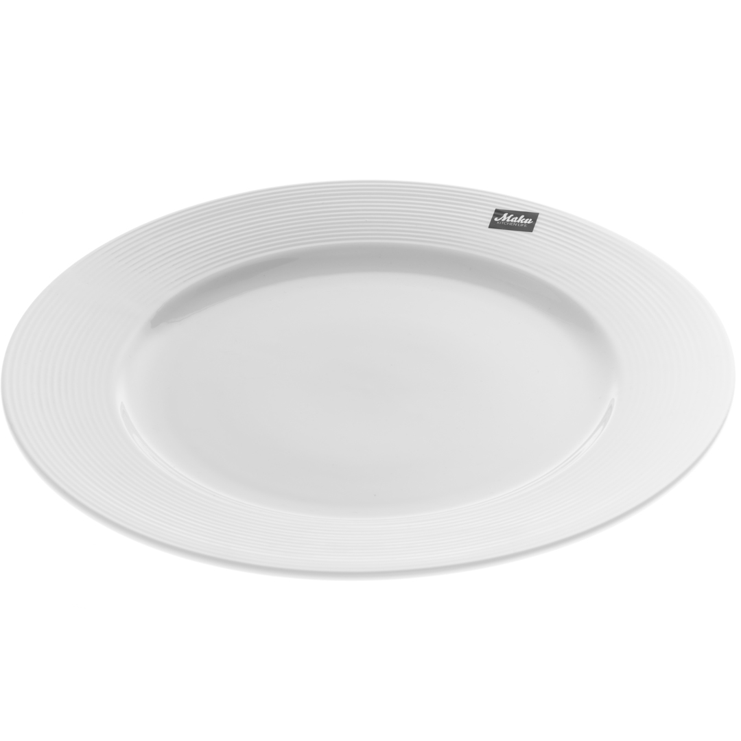 Maku middagstallerken 26,5 cm hvit