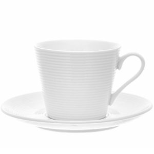 Maku porselens kaffekopp med underskål h