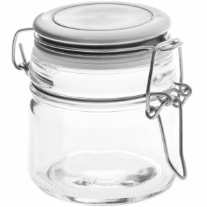 Maku glasskrukke rustfri klips topp 0,1