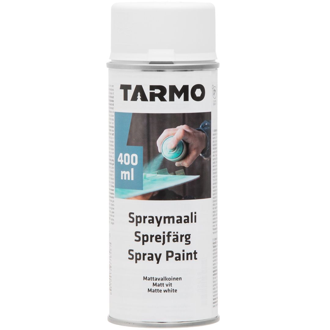 Tarmo spraymaling 400ml matt hvit