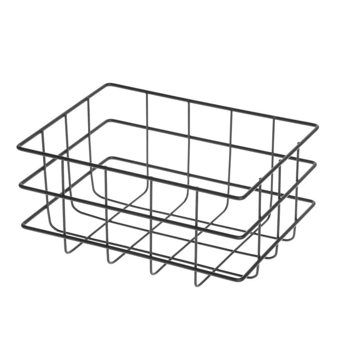 Maku kurv metall svart 19x14x9 cm