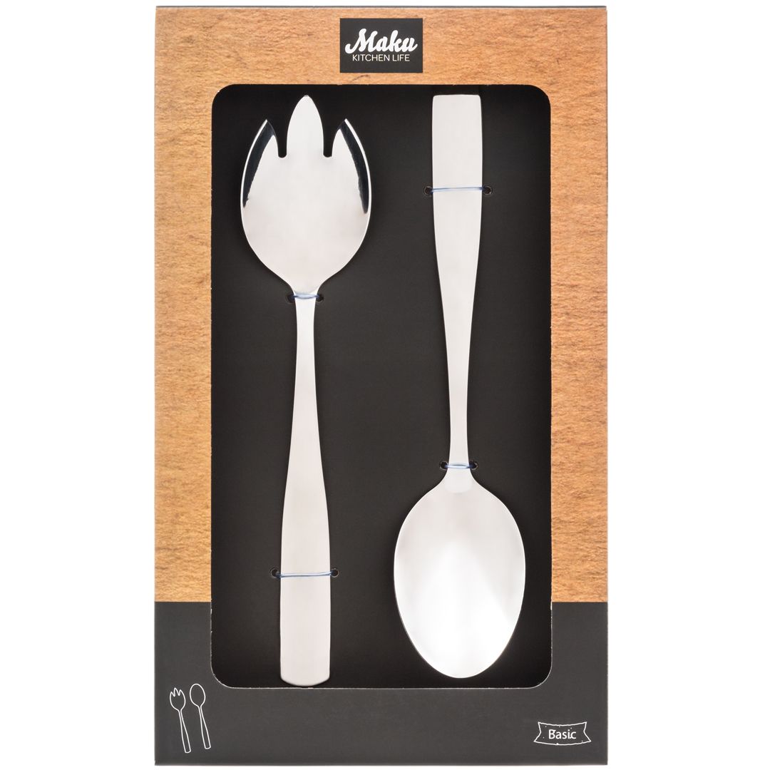 Maku basic salatbestikk stål - Bilde 2