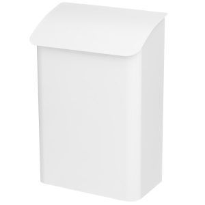 Tarmo postkasse hvit med lås 29x17x42cm