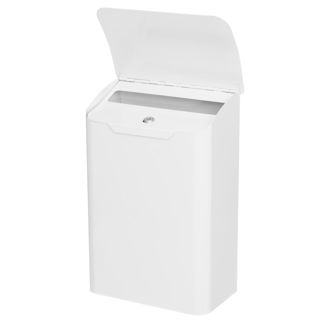 Tarmo postkasse hvit med lås 29x17x42cm - Bilde 2