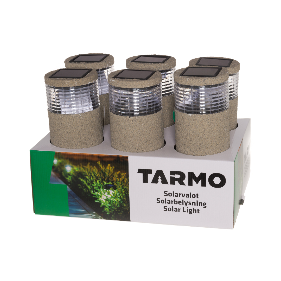 Tarmo solar stake lys steindesign - Bilde 2