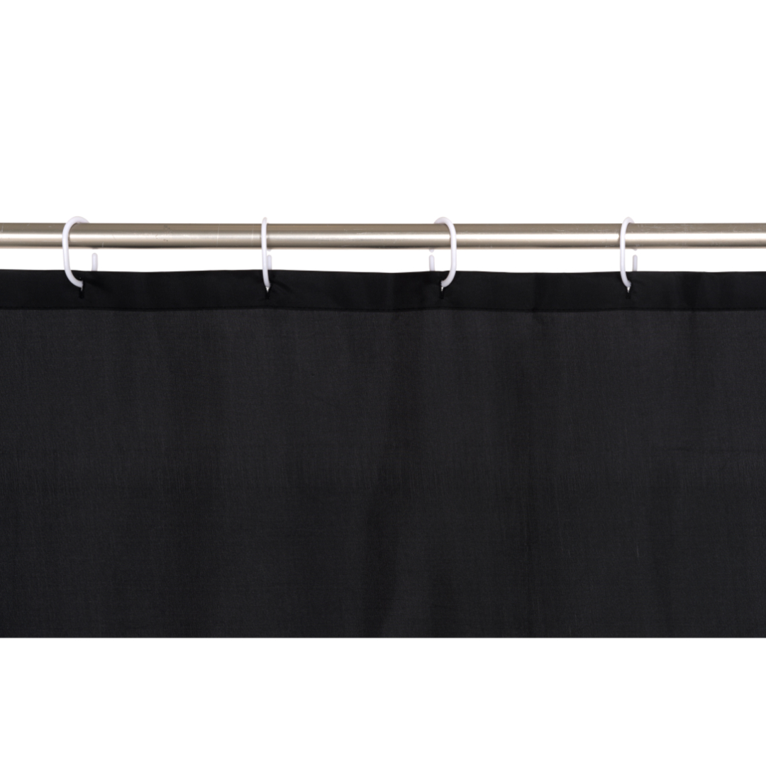 4living dusjforheng solid 180x200 cm sva - Bilde 2