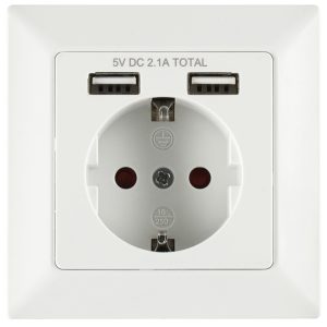 Tarmo stikkontakt med 2xusb
