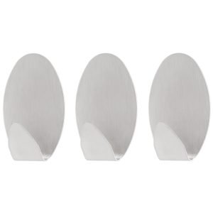 Tarmo knagg med tape stål oval 3 stk