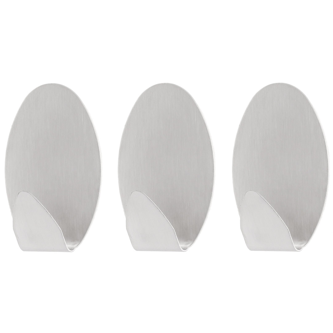 Tarmo knagg med tape stål oval 3 stk