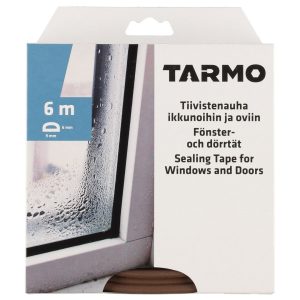Tarmo vindu tetning d-profil brun 6 m