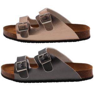 Acces sandaler metallic for damer