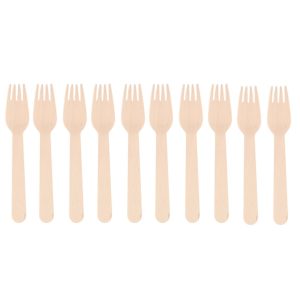 Saana engangs gaffel tre 10 stk