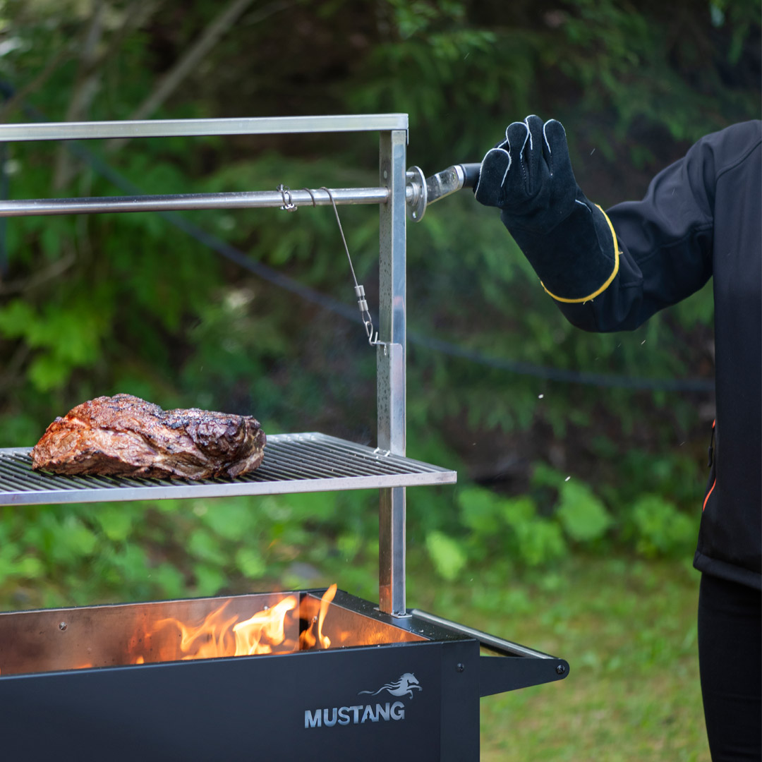 Mustang grill hansker i ekte skinn - Bilde 3