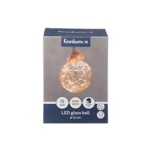 Finnlumor glass ball 15 led hamp tau - Bilde 5
