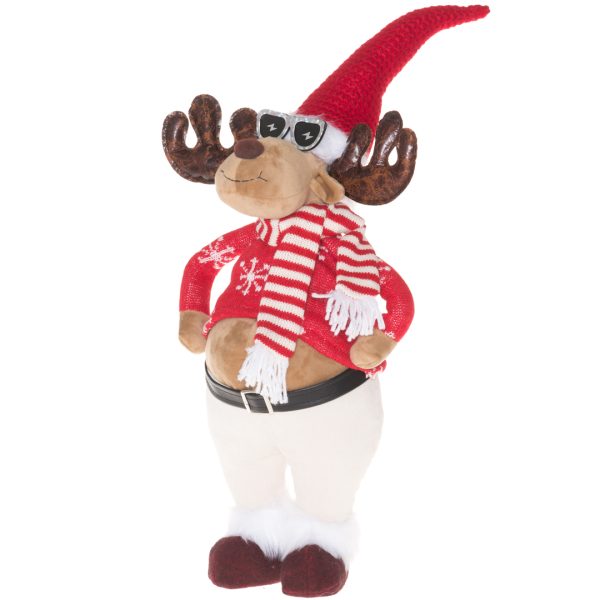 Winteria reinsdyr med solbriller 63 cm - Bilde 2