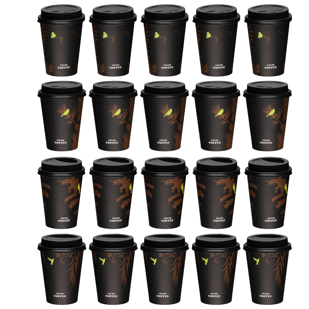 Saana take away kopper og lokk 20 stk 35