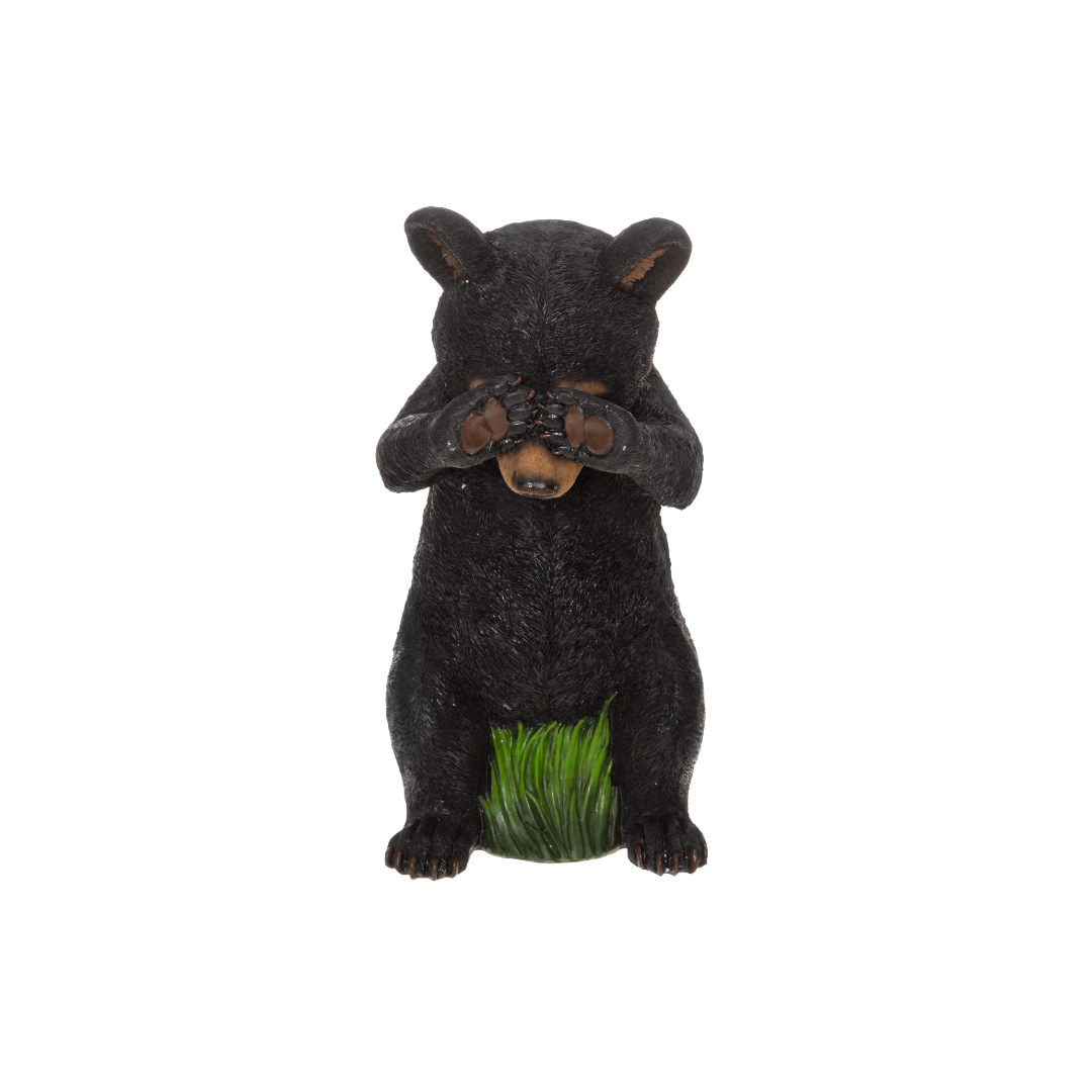 4living hagefigur bjørn leker gjemme og - Bilde 3