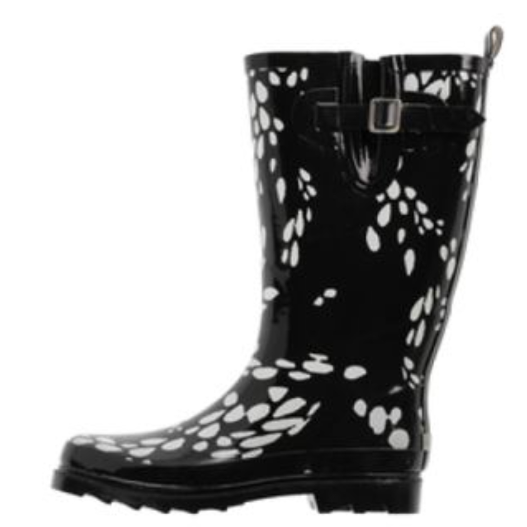 Acces støvler blackwhite høy til dame