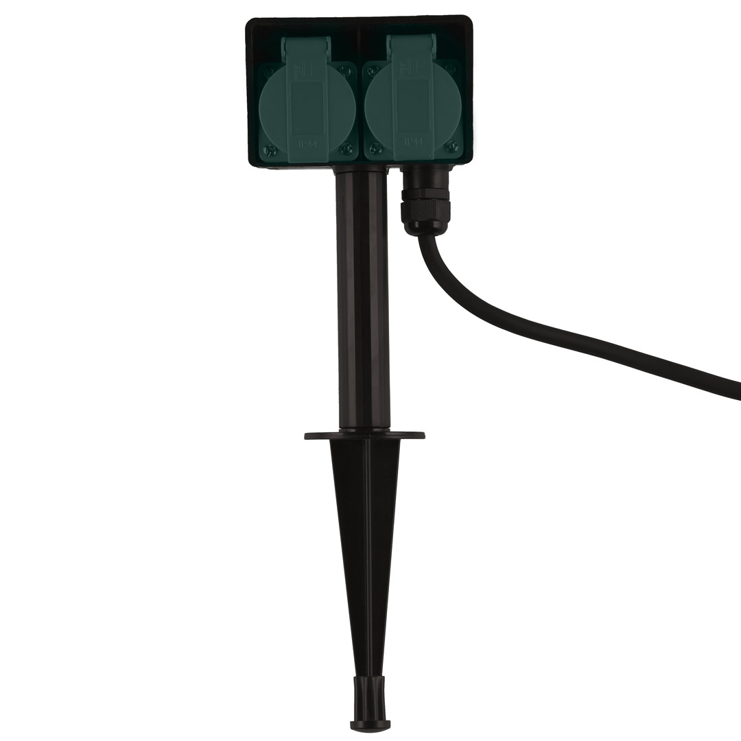 Tarmo hagekontakt 2-veis 2 m 3x1,5 ip44