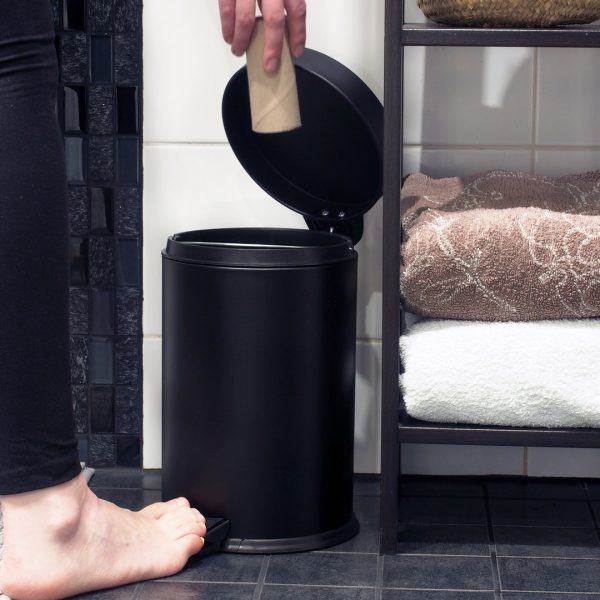 Nord clean pedal bøtte stål svart 5 l - Bilde 2