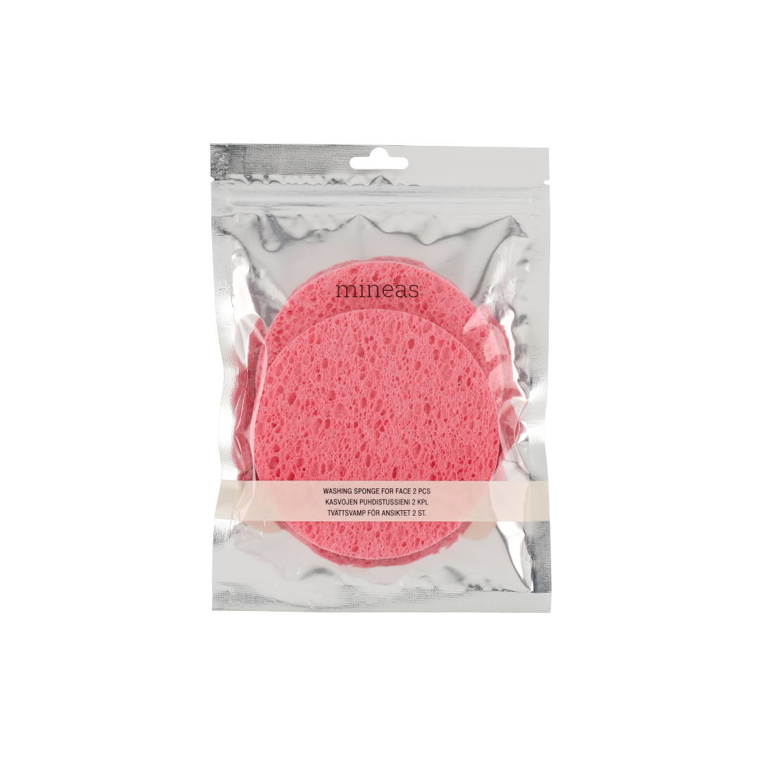 Mineas vaskesvamp for ansikt 2 stk varm - Bilde 3