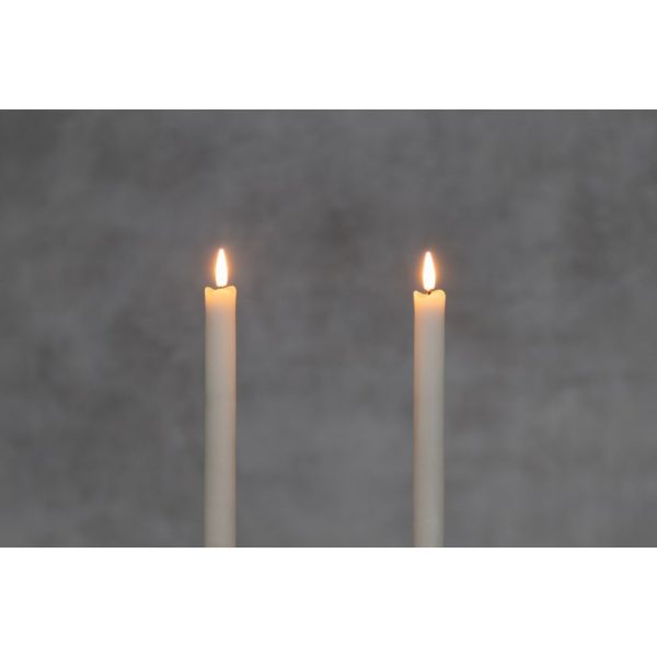 Finnlumor led lys med 3d-flamme 25 cm 2
