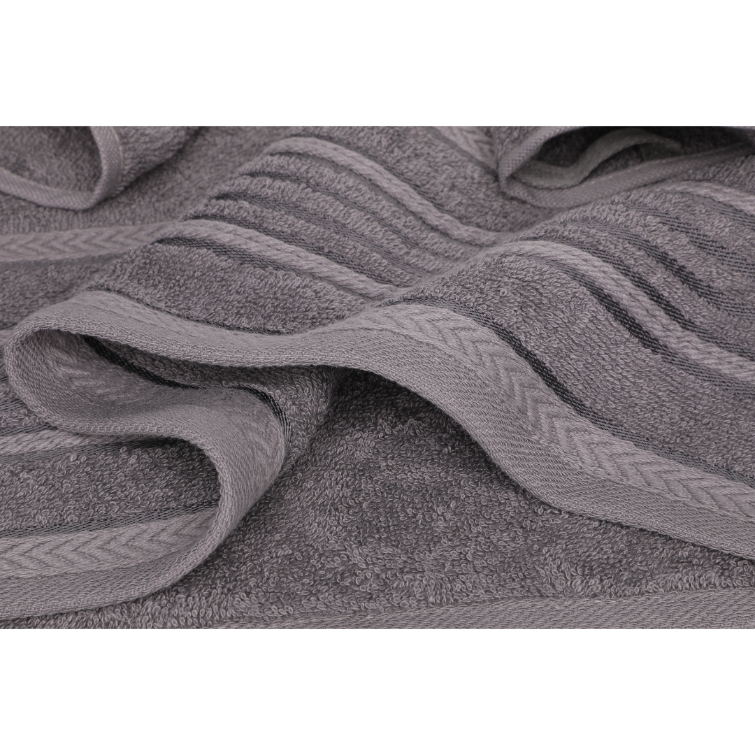 4living håndkle sara 50x70 cm mørk grå - Bilde 3