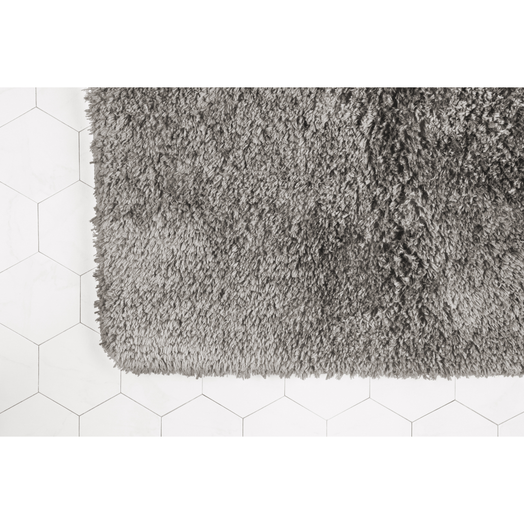 4living badematte solid 50x80 cm grå - Bilde 3